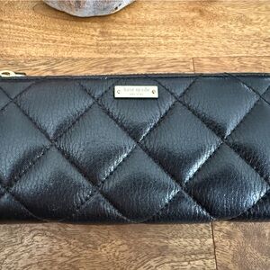 Black Kate Spade Quilted Wallet